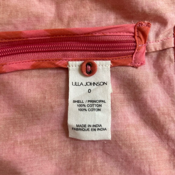 Ulla Johnson Iris Tank Top | Bougainvillea pink & orange print | size 0 - Picture 7 of 10